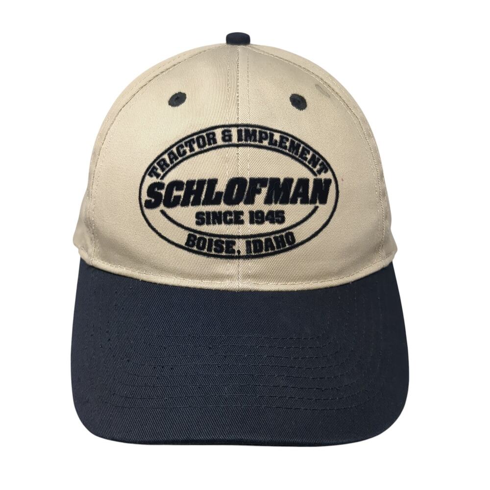 Schlofman Tractor & Implement Snapback Hat Brown … - image 1